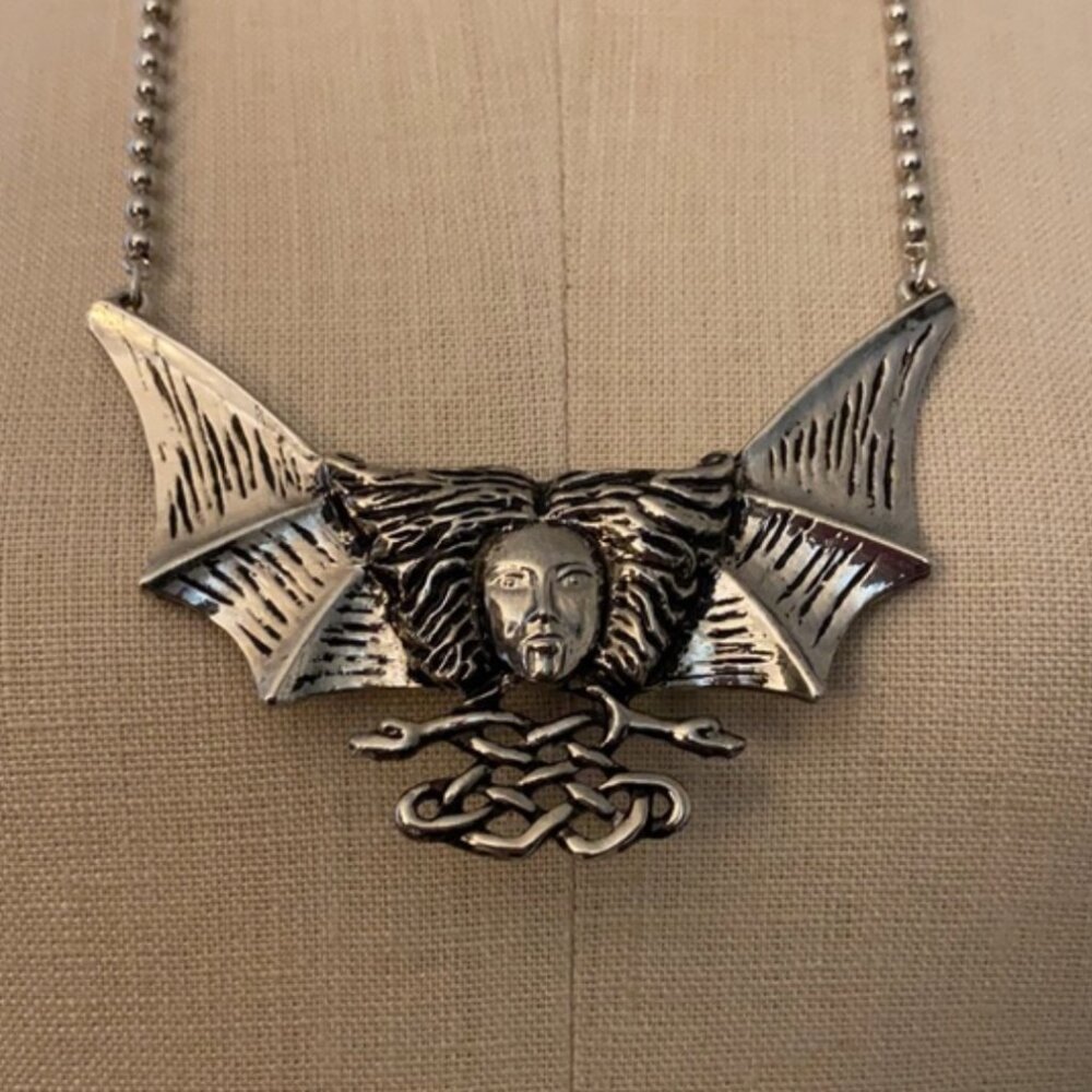 Madusa Costume Silver Necklace